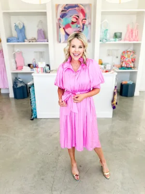 Fuchsia Pink Rowan Dress