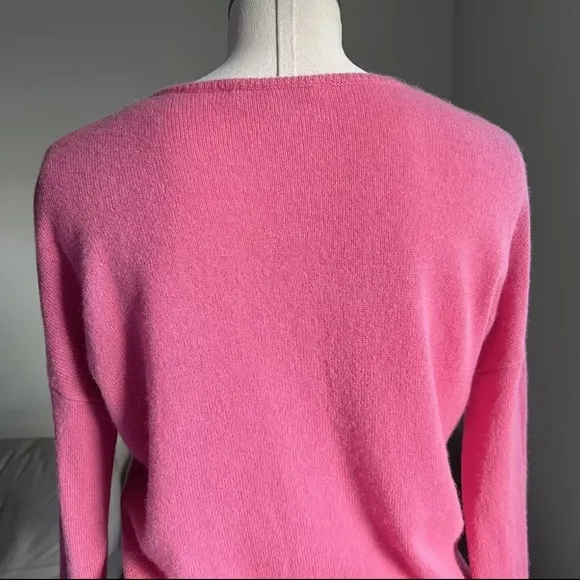 GERARD DAREL Paris 100% Cashmere Oversized Sweater Sz 1 / SMALL Lightweight Pink