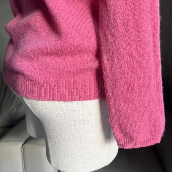 GERARD DAREL Paris 100% Cashmere Oversized Sweater Sz 1 / SMALL Lightweight Pink