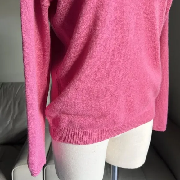 GERARD DAREL Paris 100% Cashmere Oversized Sweater Sz 1 / SMALL Lightweight Pink