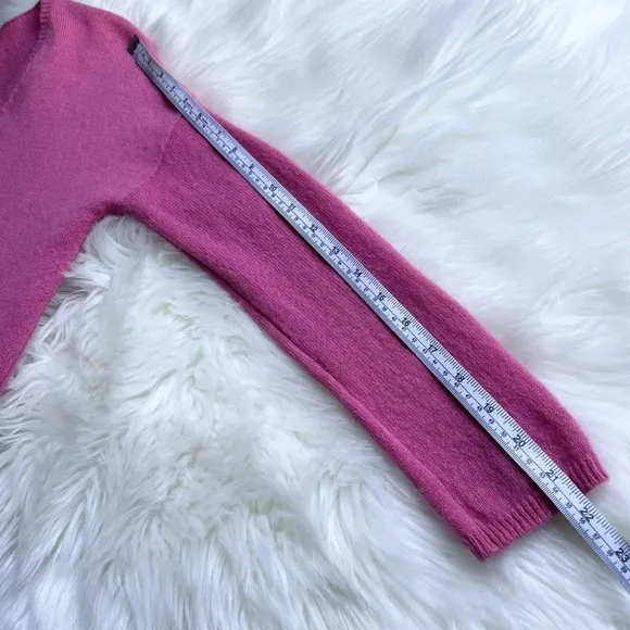 GERARD DAREL Paris 100% Cashmere Oversized Sweater Sz 1 / SMALL Lightweight Pink