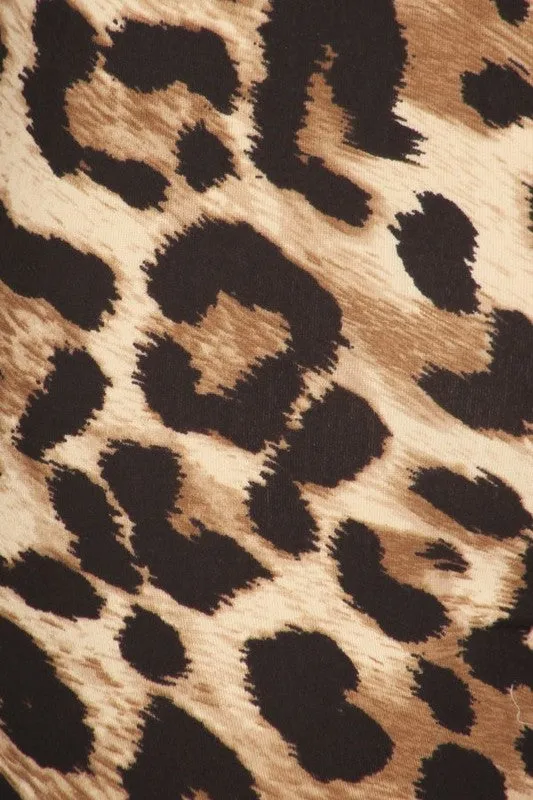 GINGER LEOPARD LEGGING SHORTS
