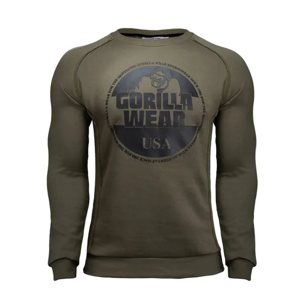Gorilla Wear - Bloomington Crewneck Sweatshirt - Army Green