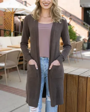 Grace & Lace Micro Bambu Cardigan - Cafe