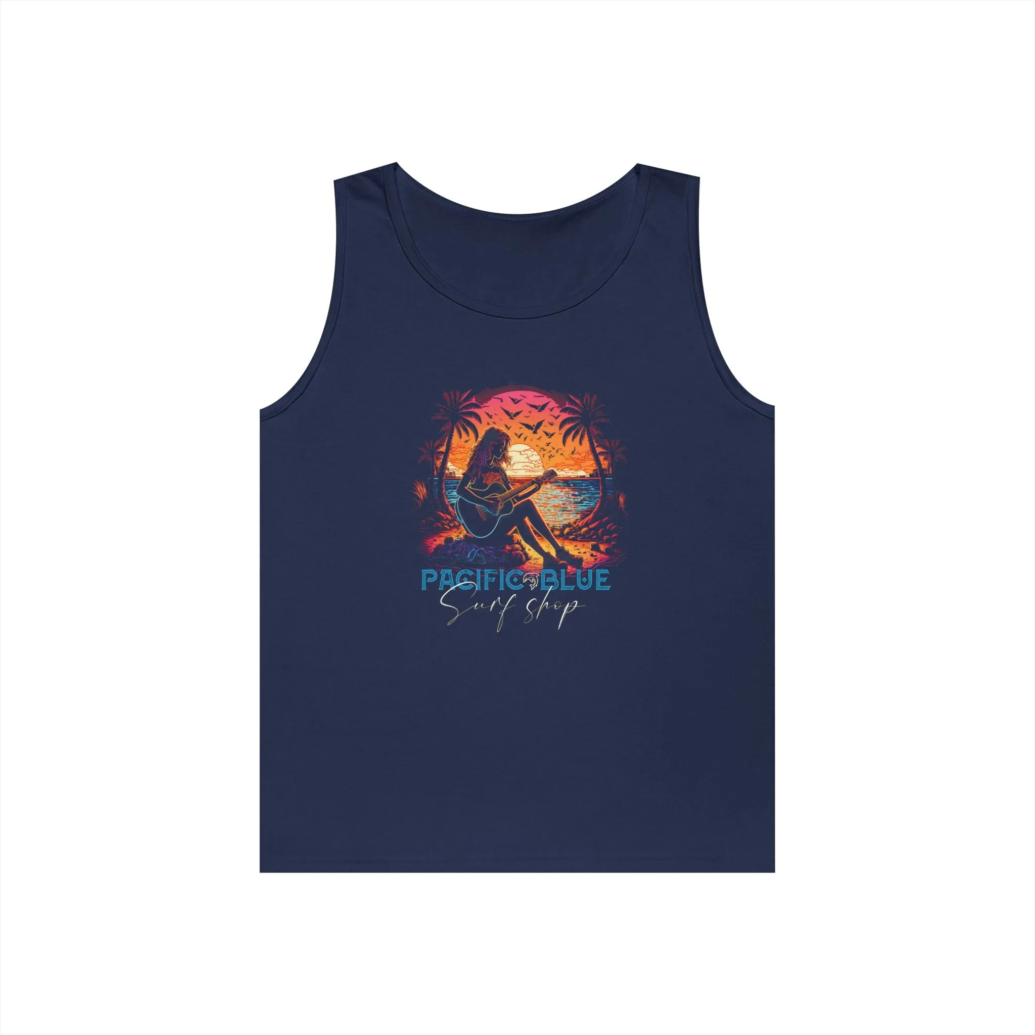 Guitar Girl /Pacific Blue Surf Shop   / WCI Tank Top