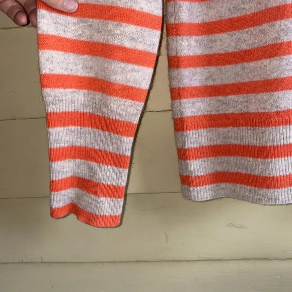 HALOGEN cashmere striped sweater
