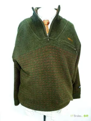 Harkila Cordova Jersey in Olive / Rust