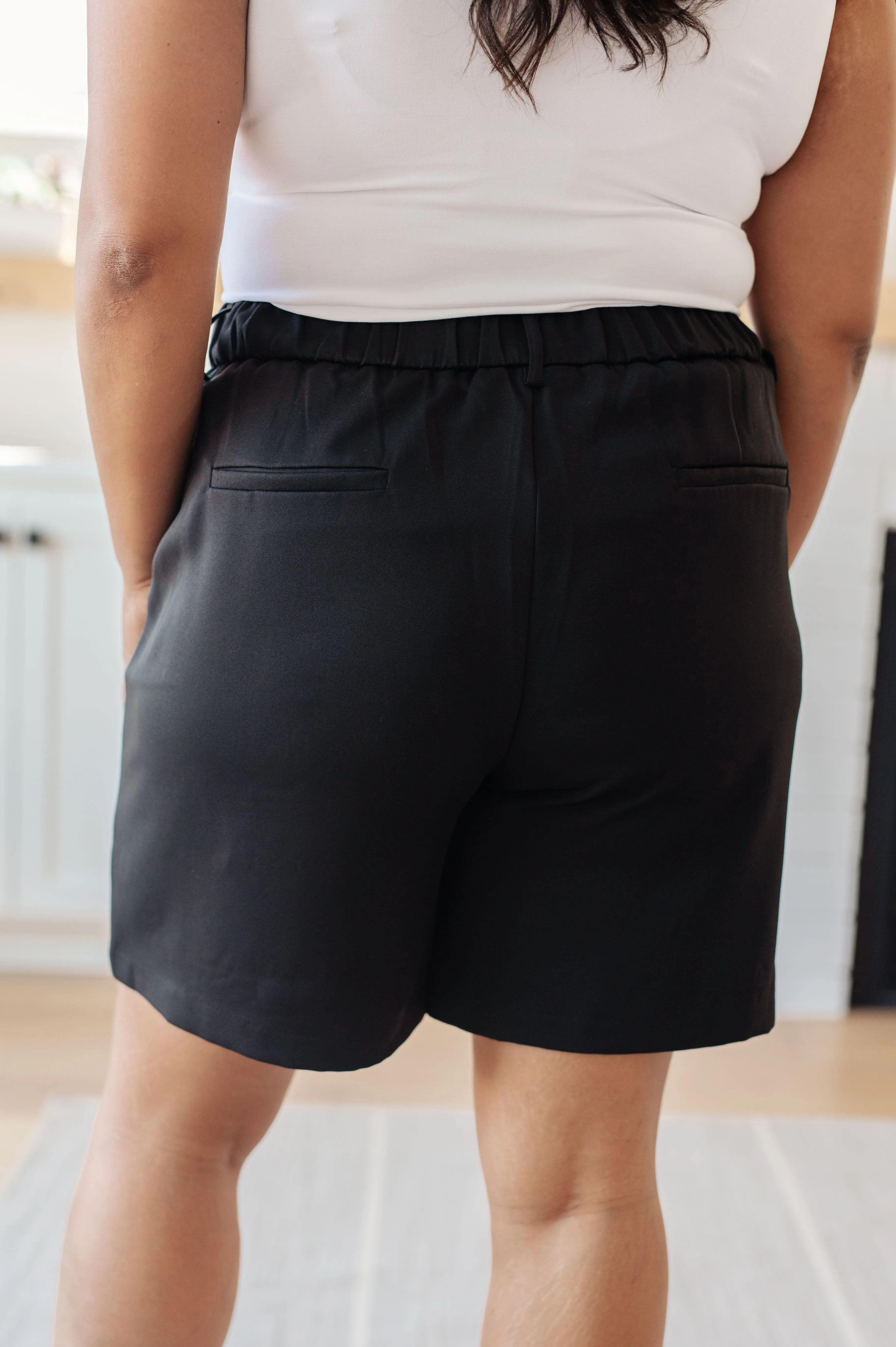Hazel Blues® |  Know Better High Waisted Shorts
