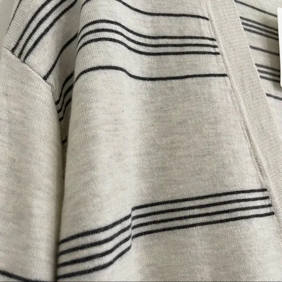 Heartloom Cardigan Sweater Zoe Striped Long Line NWT Size Small