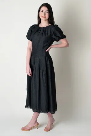 Her Muse Puff Sleeve Midi Dress