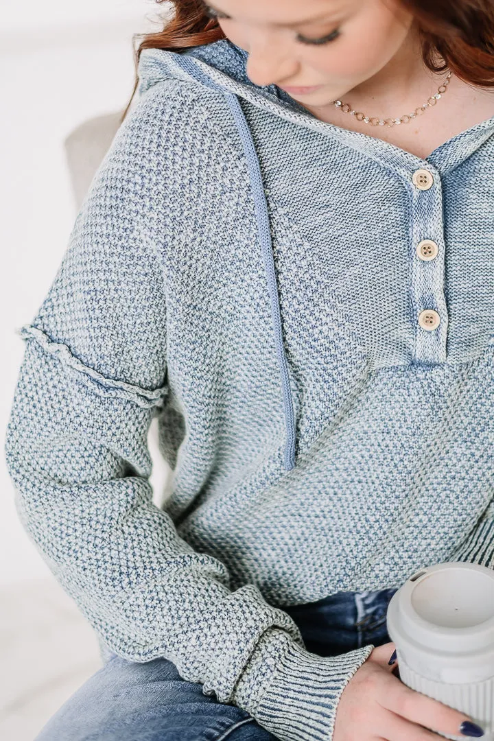 Here For It Oversized Knit Hootie