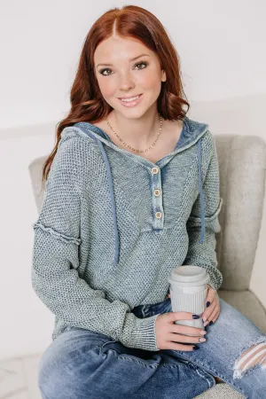 Here For It Oversized Knit Hootie
