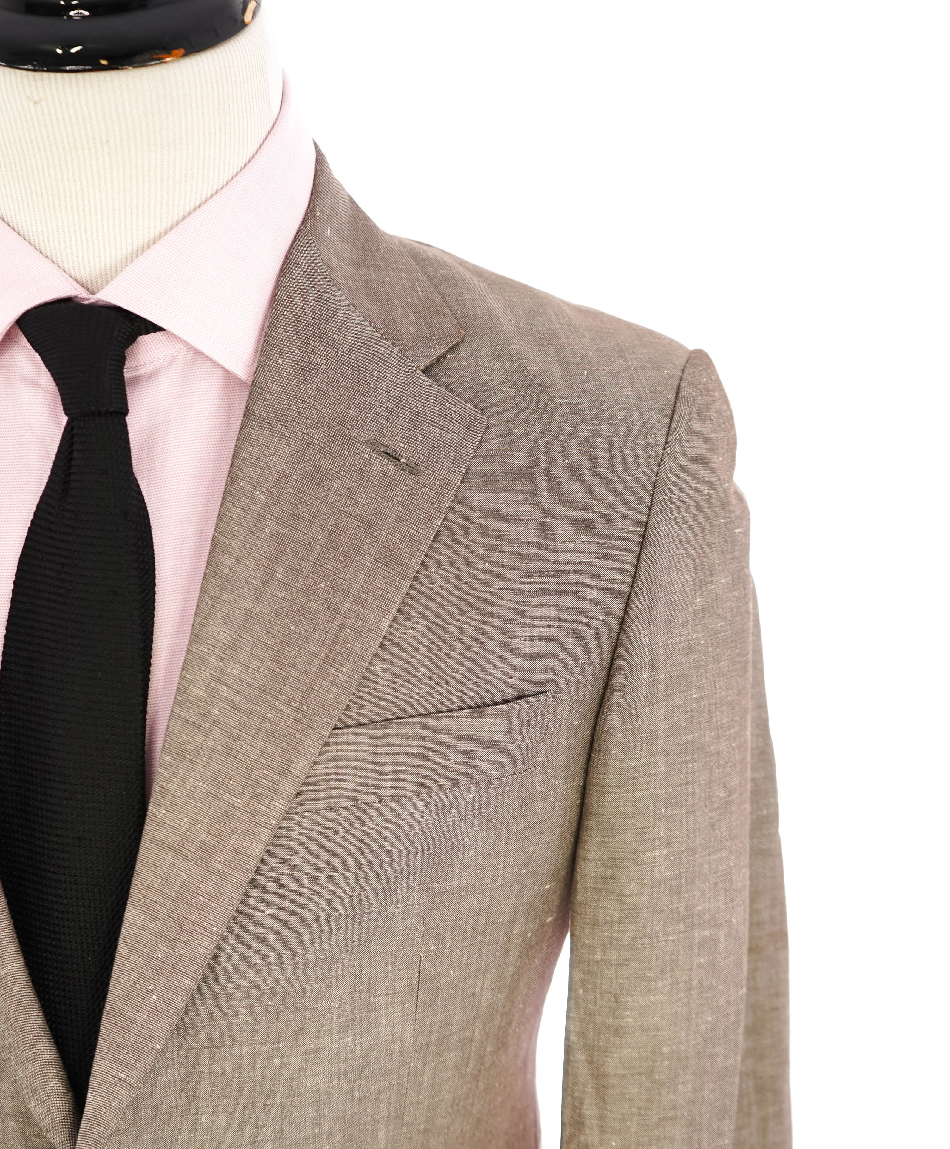 HICKEY FREEMAN - Beige LINEN / WORSTED WOOL Blend Blazer - 38R