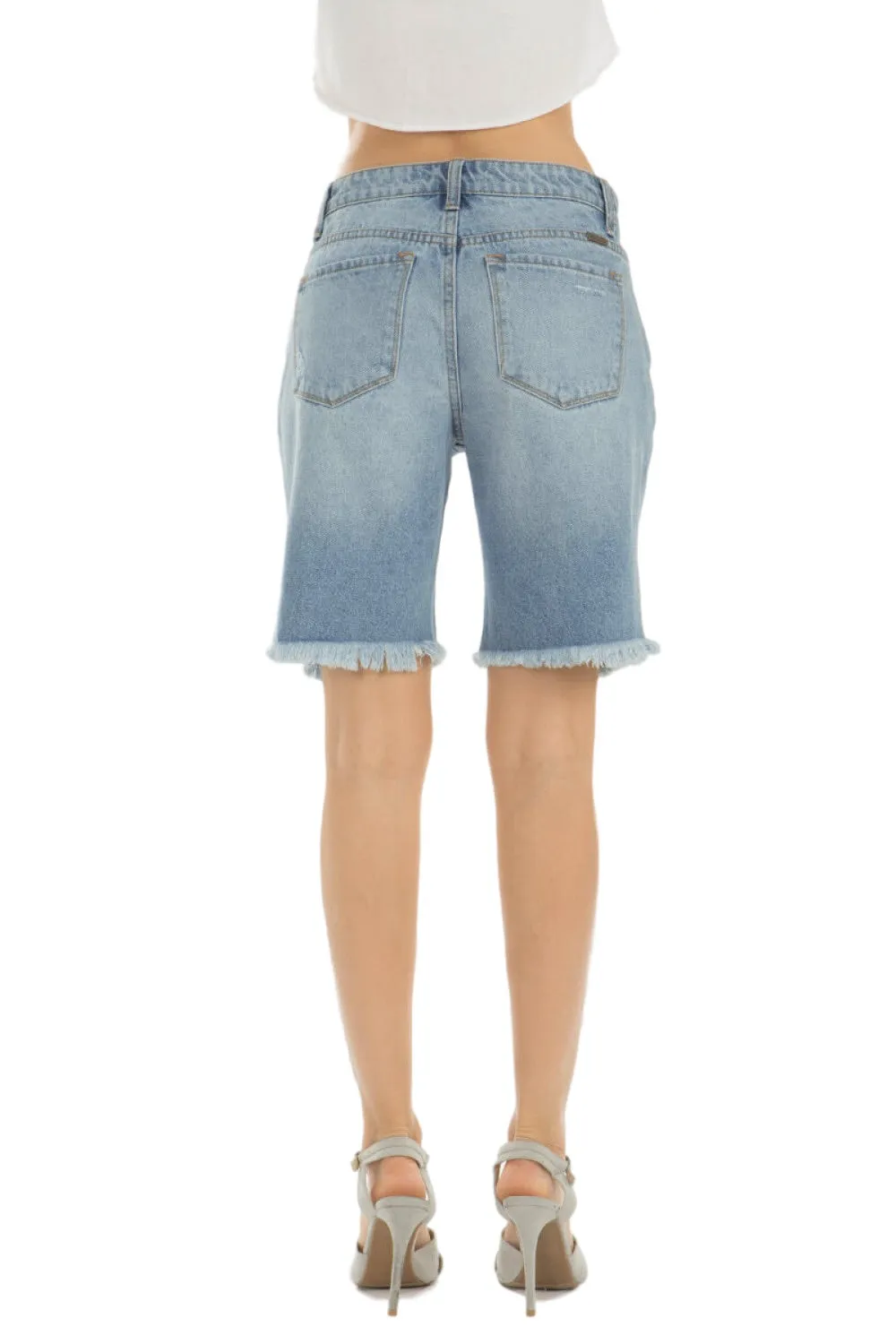 High Rise Bermudas Shorts