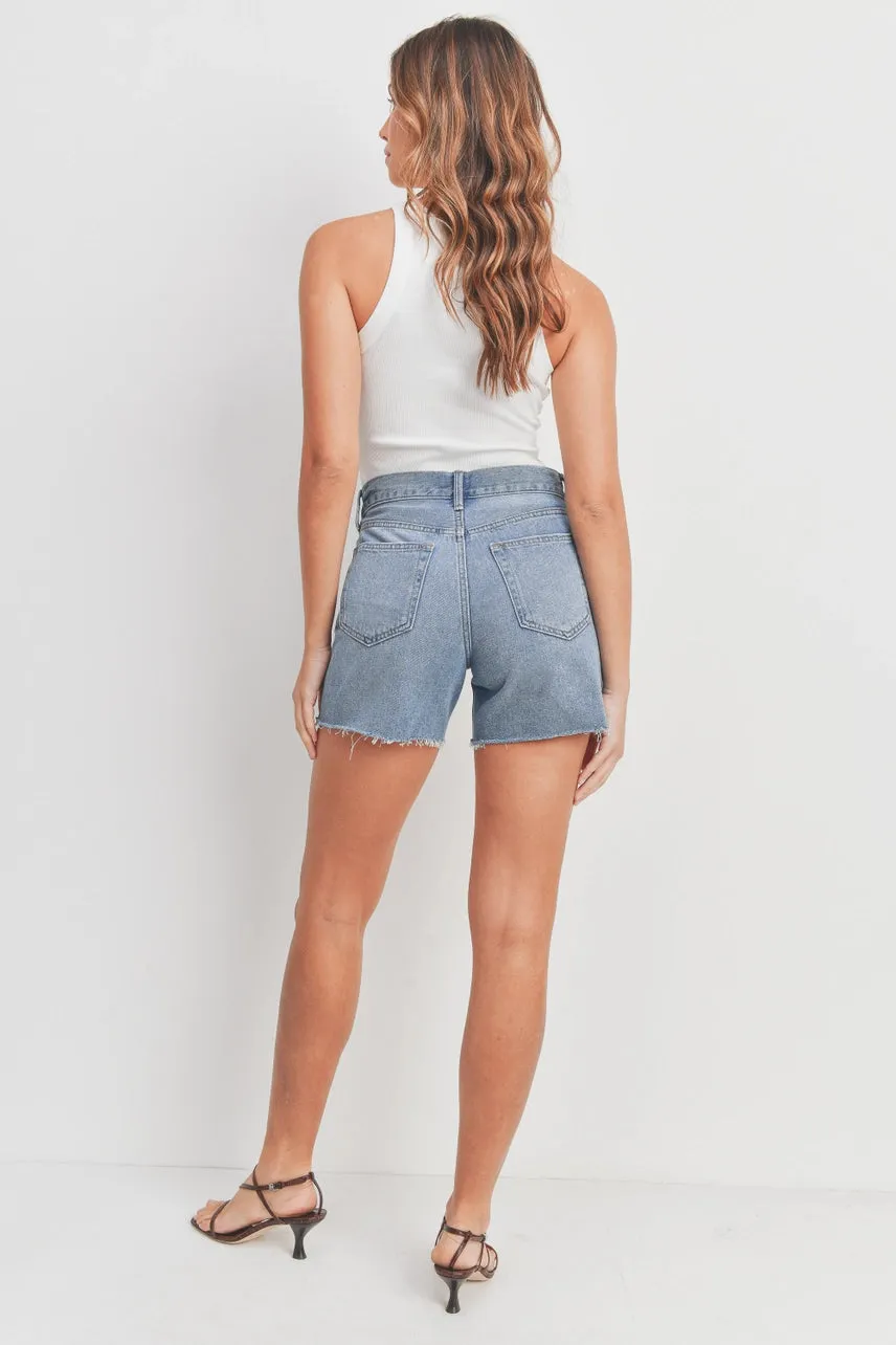 High Rise Boyfriend Shorts