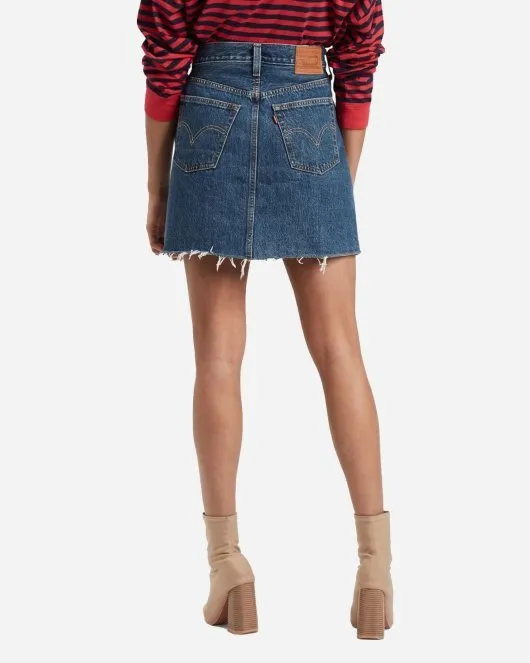 High Rise Deconstructed Skirt - Meet In The Middle