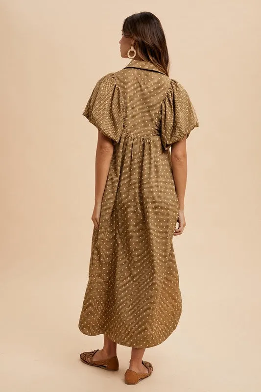HORIZON SMOCKED DRESS