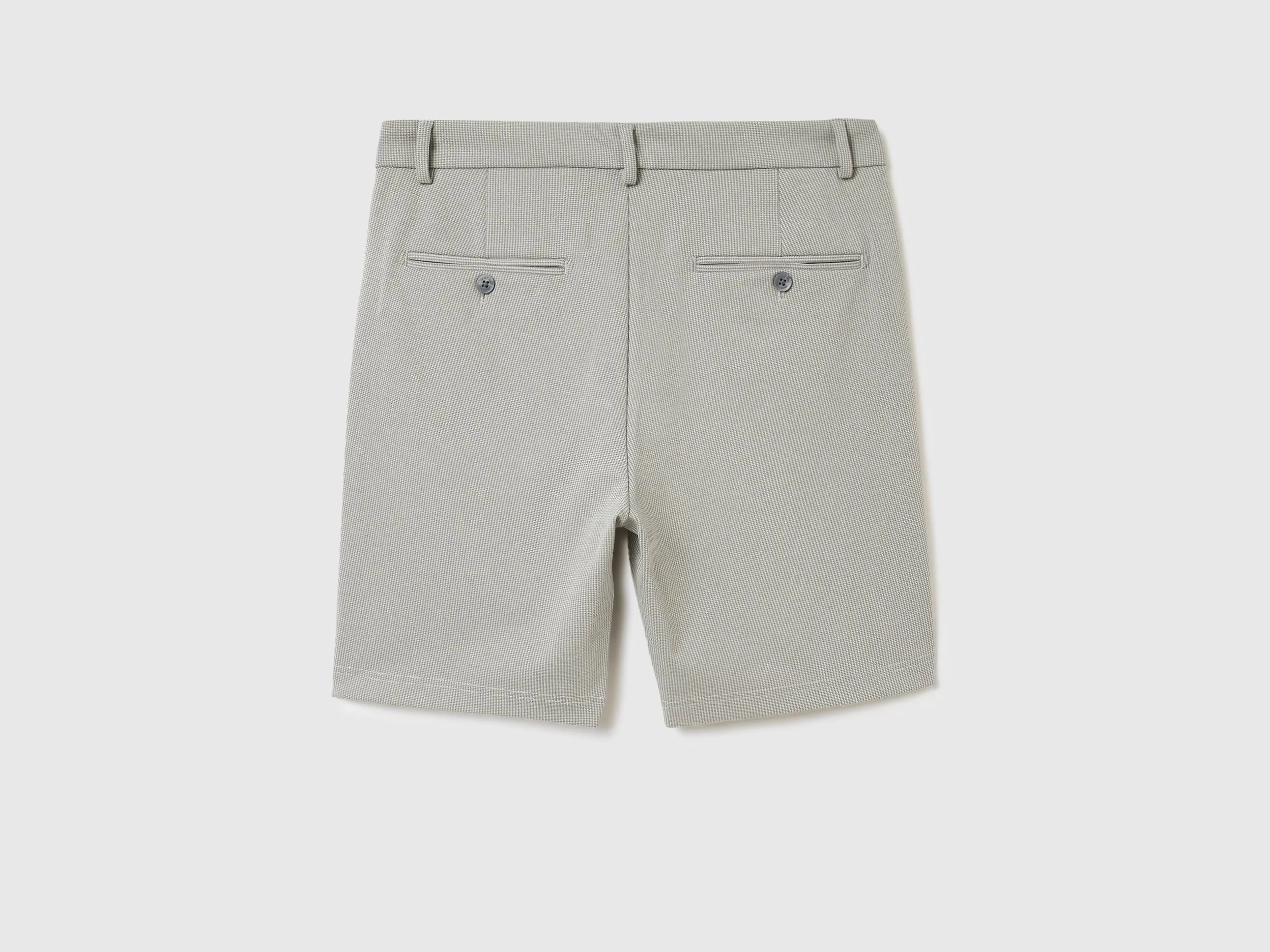 Houndstooth Slim Fit Shorts