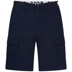 Hugo Boss Navy Cargo Shorts