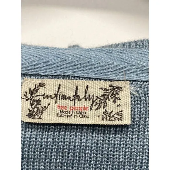 Intimately Free People Snuggle Season Pullover Sweater Sz Small Lightweight