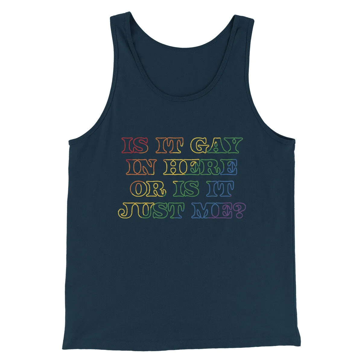 Is It Gay In Here Or Is It Just Me Men/Unisex Tank Top