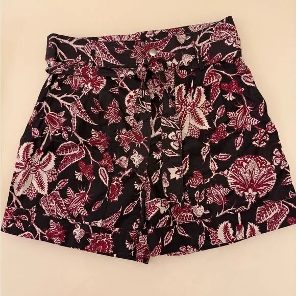 ISABEL MARANT bermuda shorts , floral print ,size small.
