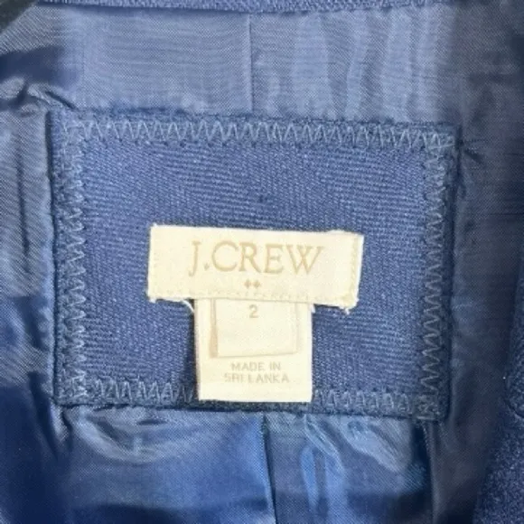 J. Crew Linen Schoolboy Blazer 2
