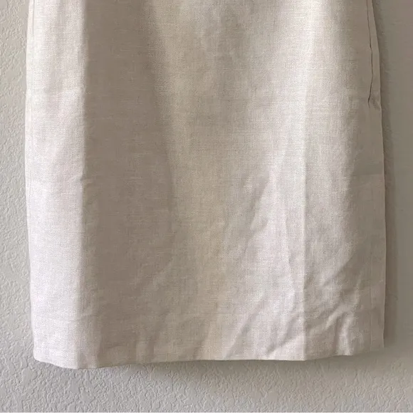 J Crew NWT Resume Dress in Stretch Linen Blend Size 0P