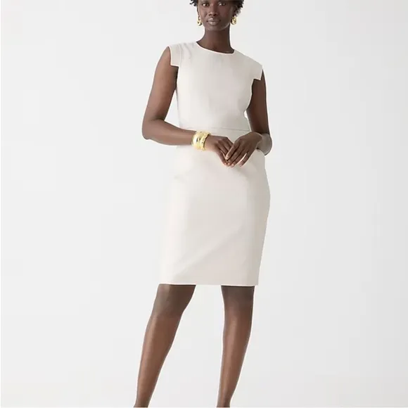 J Crew NWT Resume Dress in Stretch Linen Blend Size 0P
