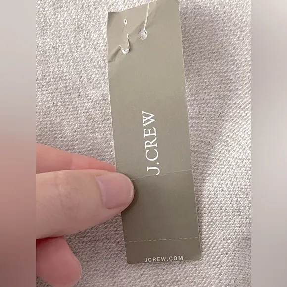 J Crew NWT Resume Dress in Stretch Linen Blend Size 0P