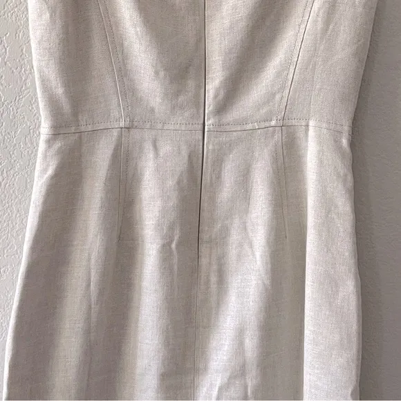 J Crew NWT Resume Dress in Stretch Linen Blend Size 0P