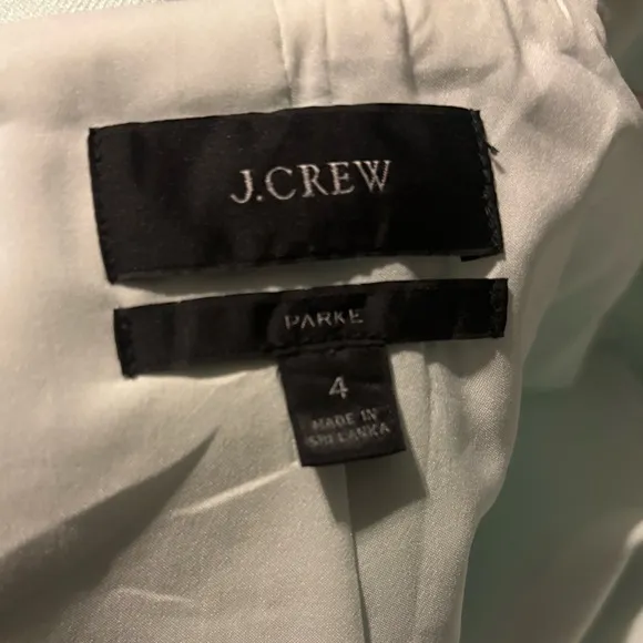 J. Crew Parke Blazer Linen blendSuit Jacket Mint Green Light Blue Sea Spray 4
