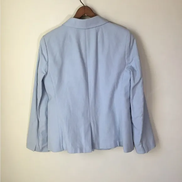 J. Crew Slim Single Button Italian Cotton Blazer