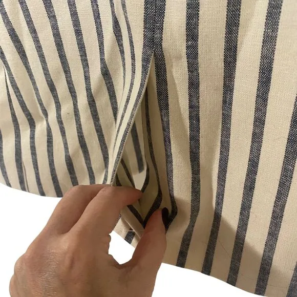 J.‎ Crew Striped Linen-Cotton Holland Blazer Size 6 NWT