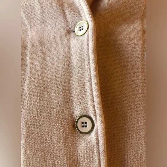 J. Crew Sweater Blazer Classic in Blush Pink