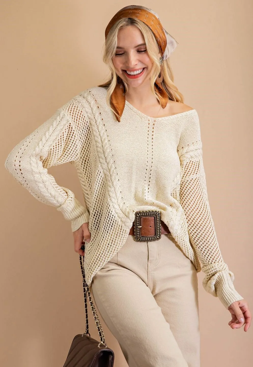 Jane Pointelle sweater