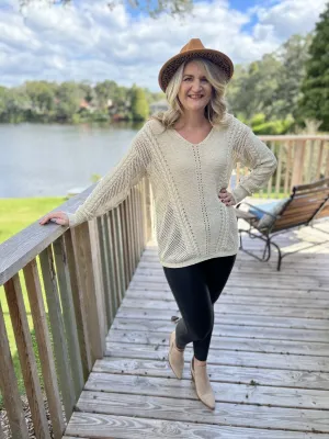 Jane Pointelle sweater