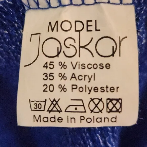 Jaskar Mixed Media Asymmetric Hem Lagonlook Tunic Sweater Size 2X