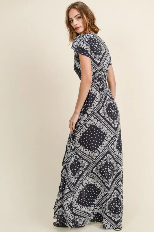 KELLYANNE PRINTED MAXI DRESS