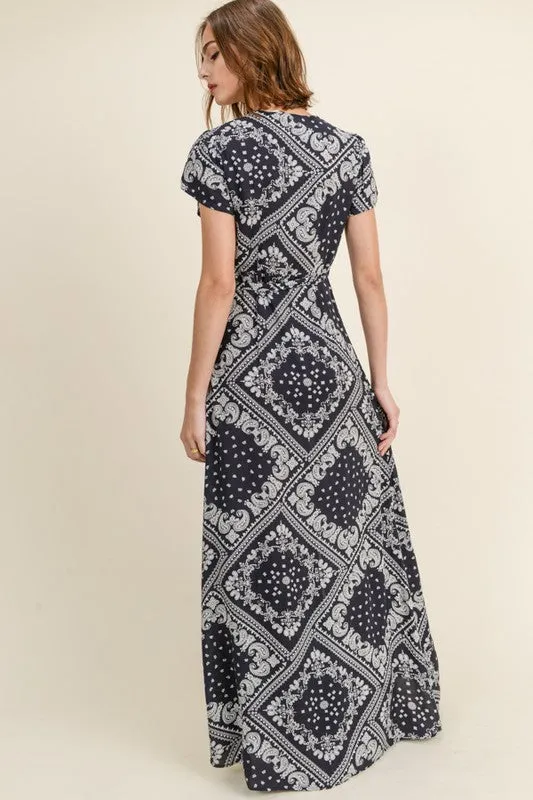 KELLYANNE PRINTED MAXI DRESS