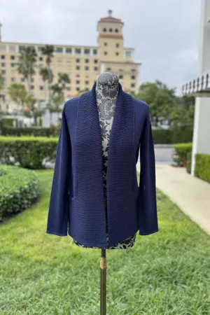 Knit Sweater in Navy