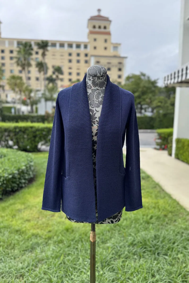 Knit Sweater in Navy