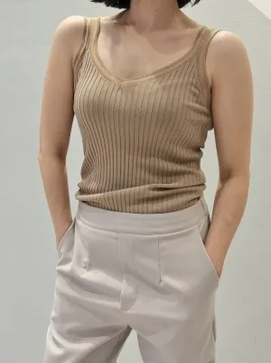 Knitted Sleeveless Top