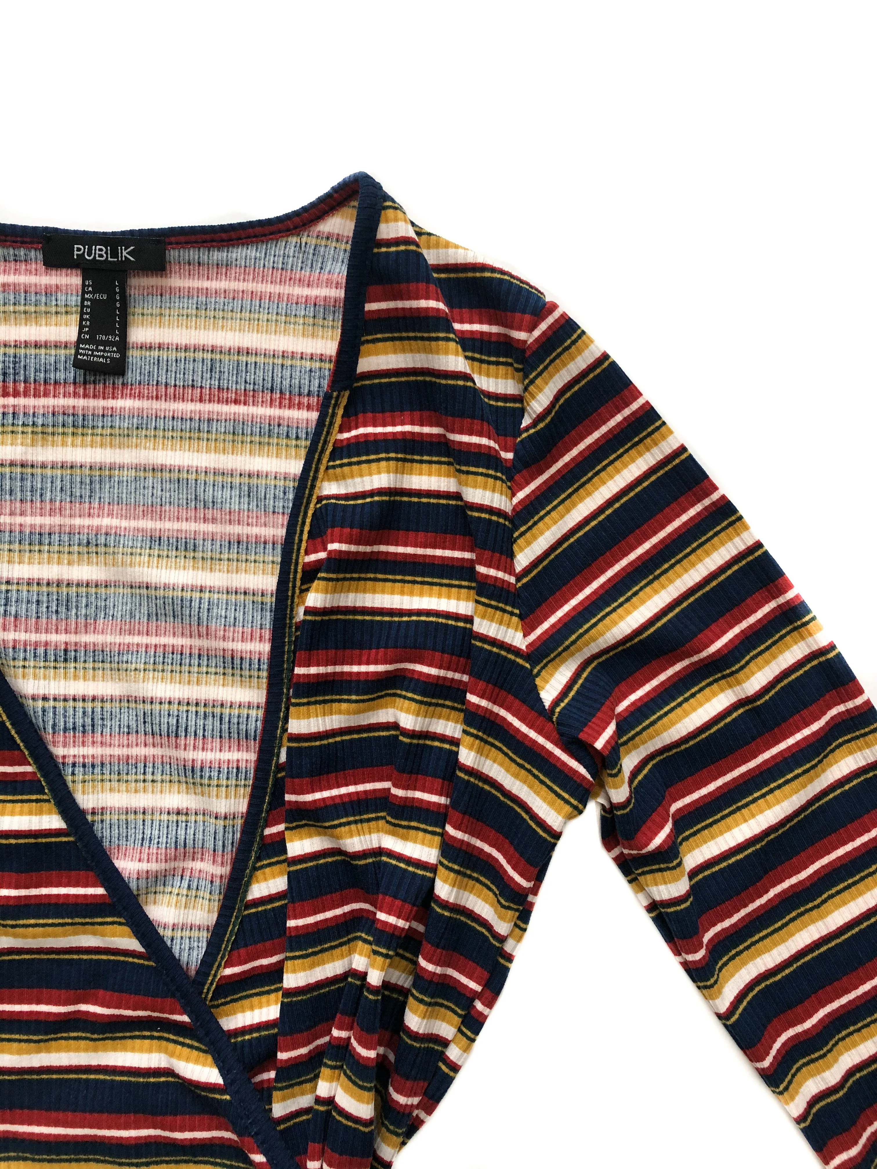 Kya Fit & Flare Knit Dress - Multi Stripe