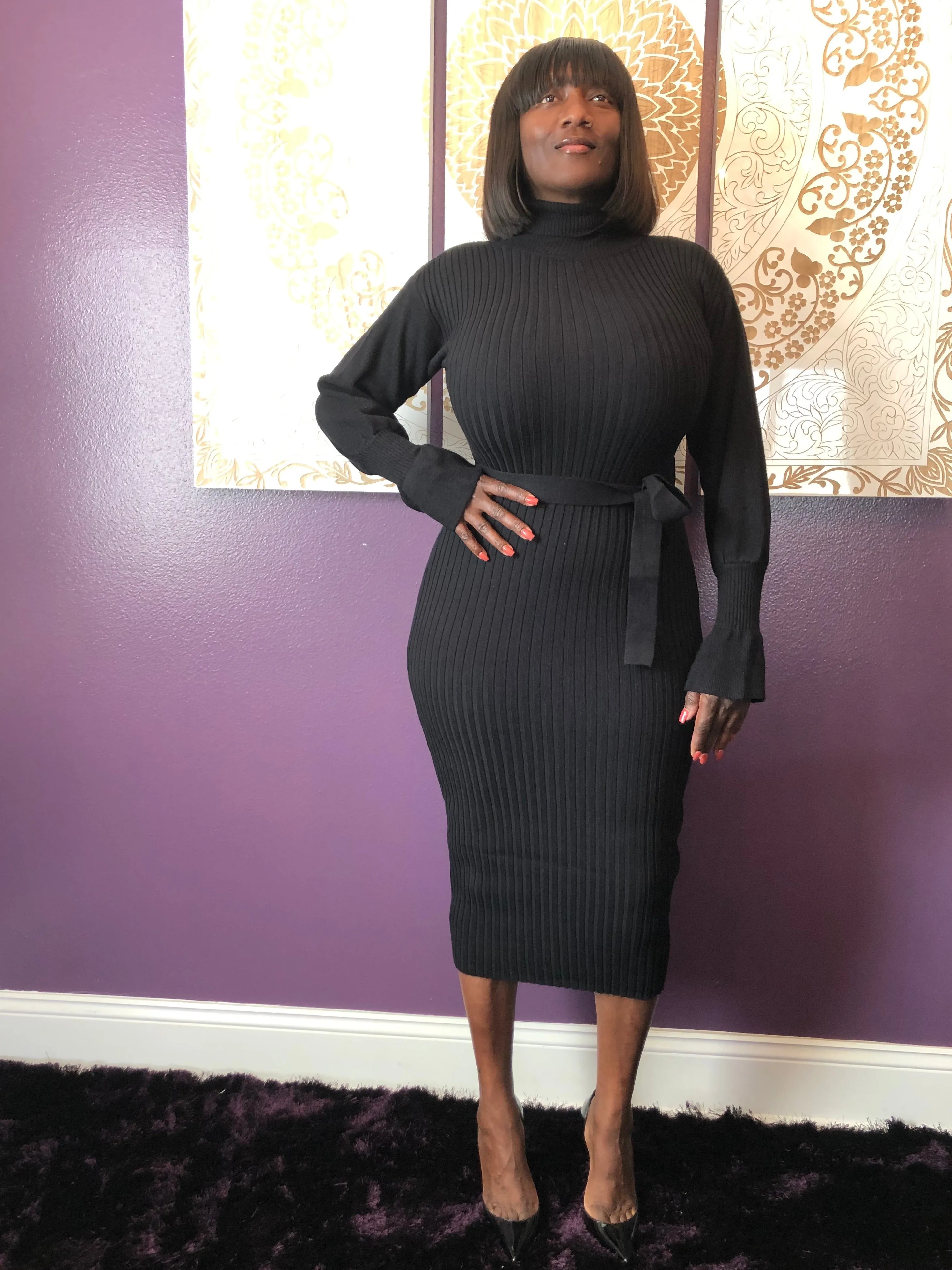 Lady Like Black Dress