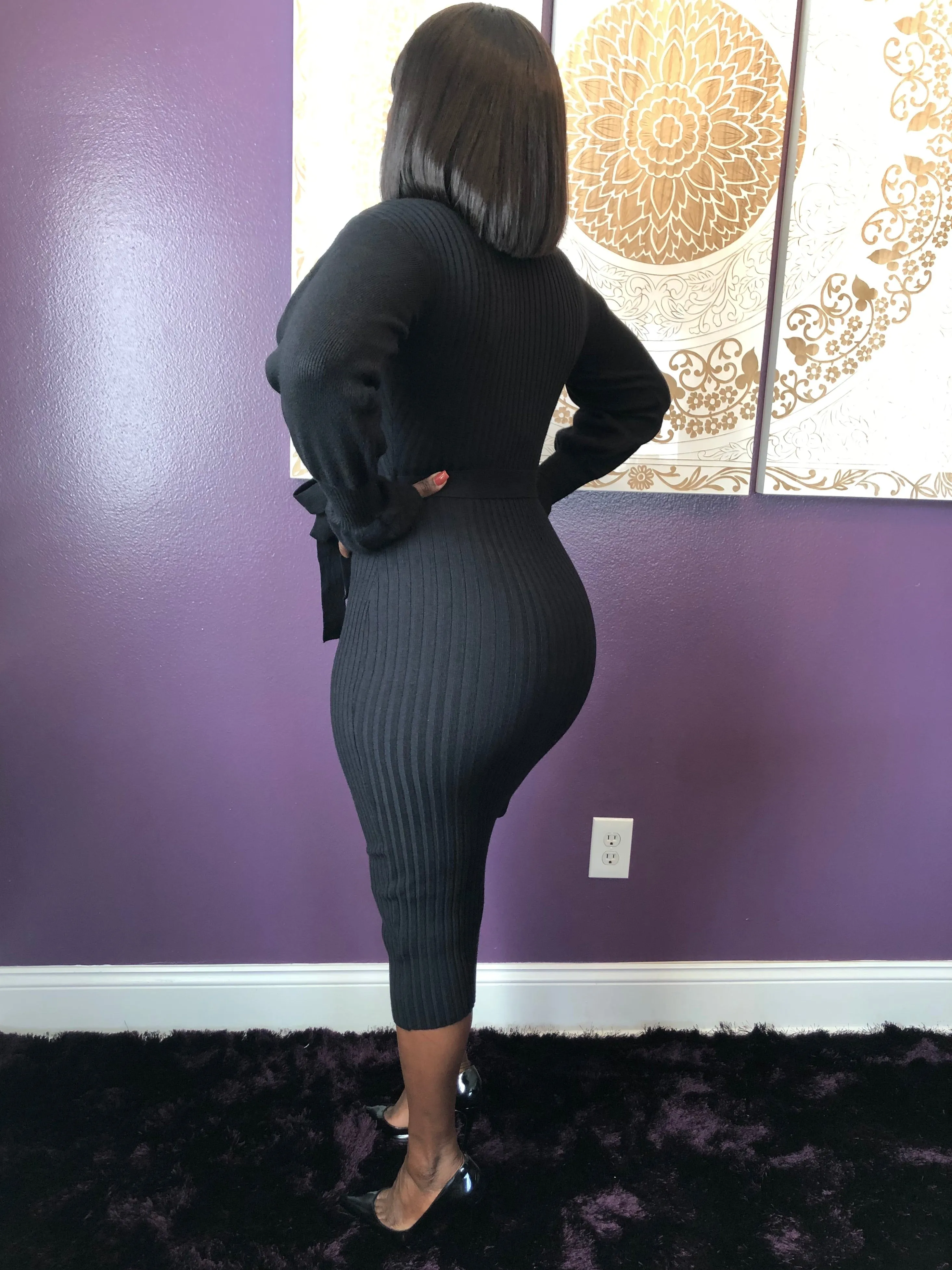 Lady Like Black Dress