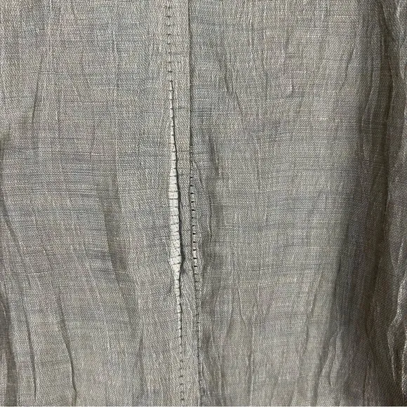 Lafayette 148 Beige Linen and Silk Blazer Jacket Size 2