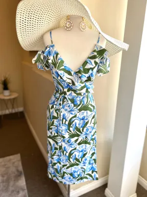 Leafy Wrap Dress FS