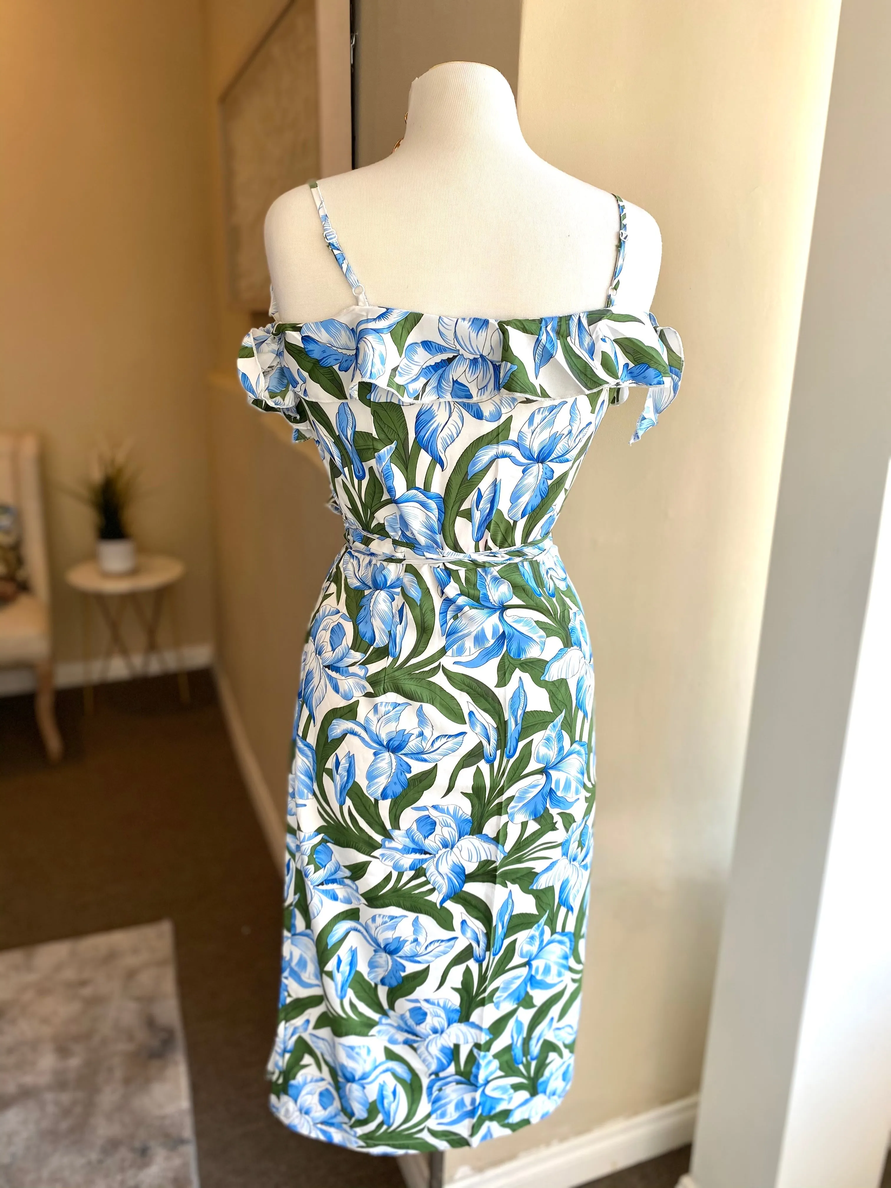 Leafy Wrap Dress FS