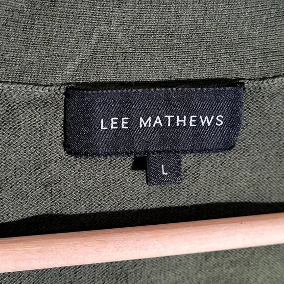 Lee Mathews Green Cardigan Sweater